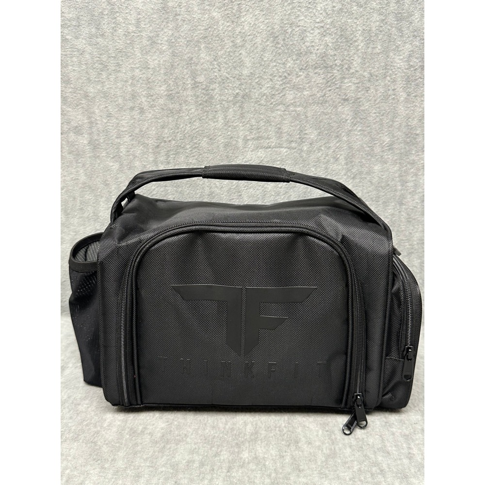 ThinkFit Meal Prep Bag Black Insulated Tactical Lunch Box Tote